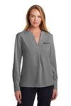 Brooks Brothers® Women’s Open-Neck Satin Blouse