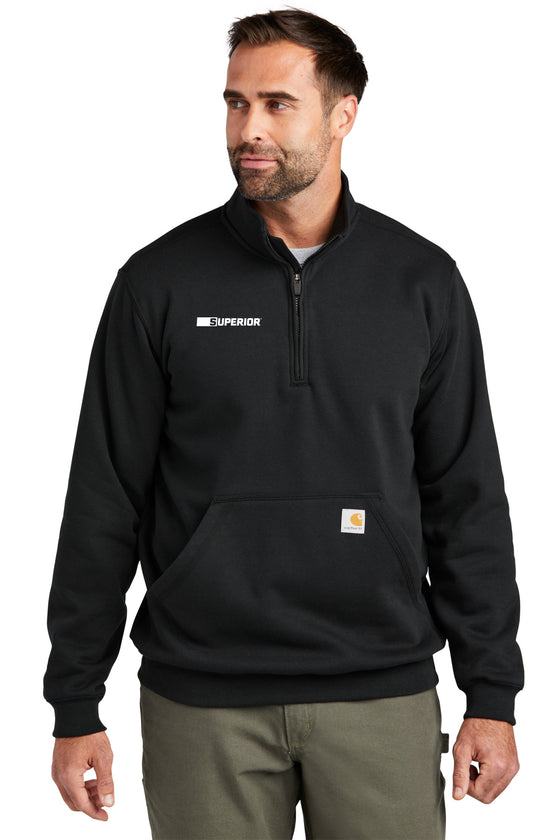 Carhartt® Midweight 1/4-Zip Mock Neck Sweatshirt