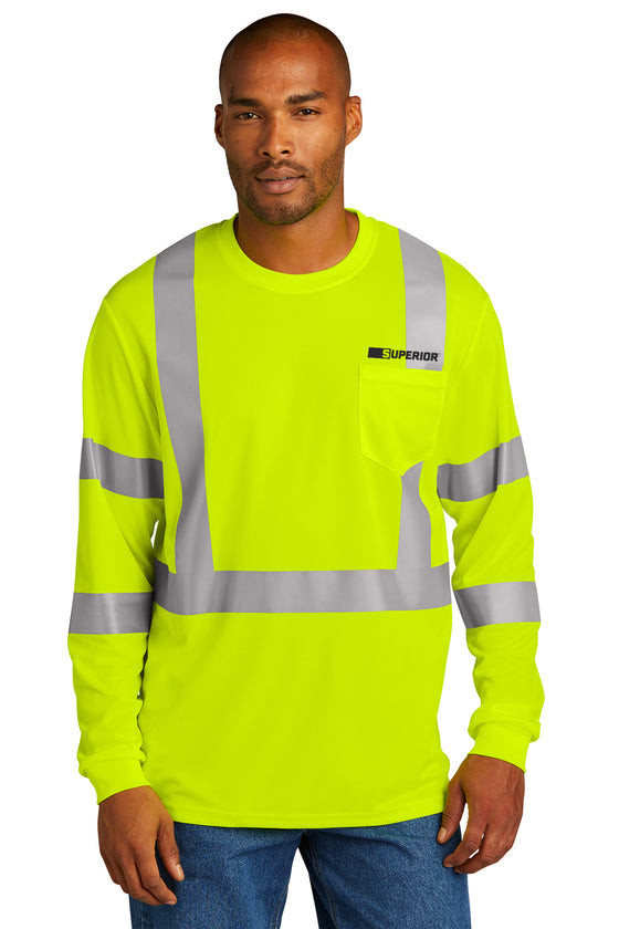 CornerStone® ANSI 107 Class 3 Mesh Long Sleeve Tee