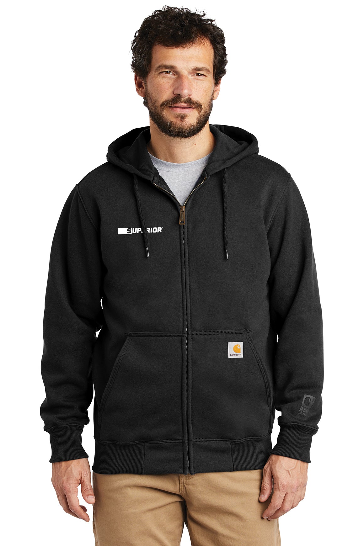 Carhartt ® Rain Defender ® Paxton Heavyweight Hooded Zip-Front Sweatshirt