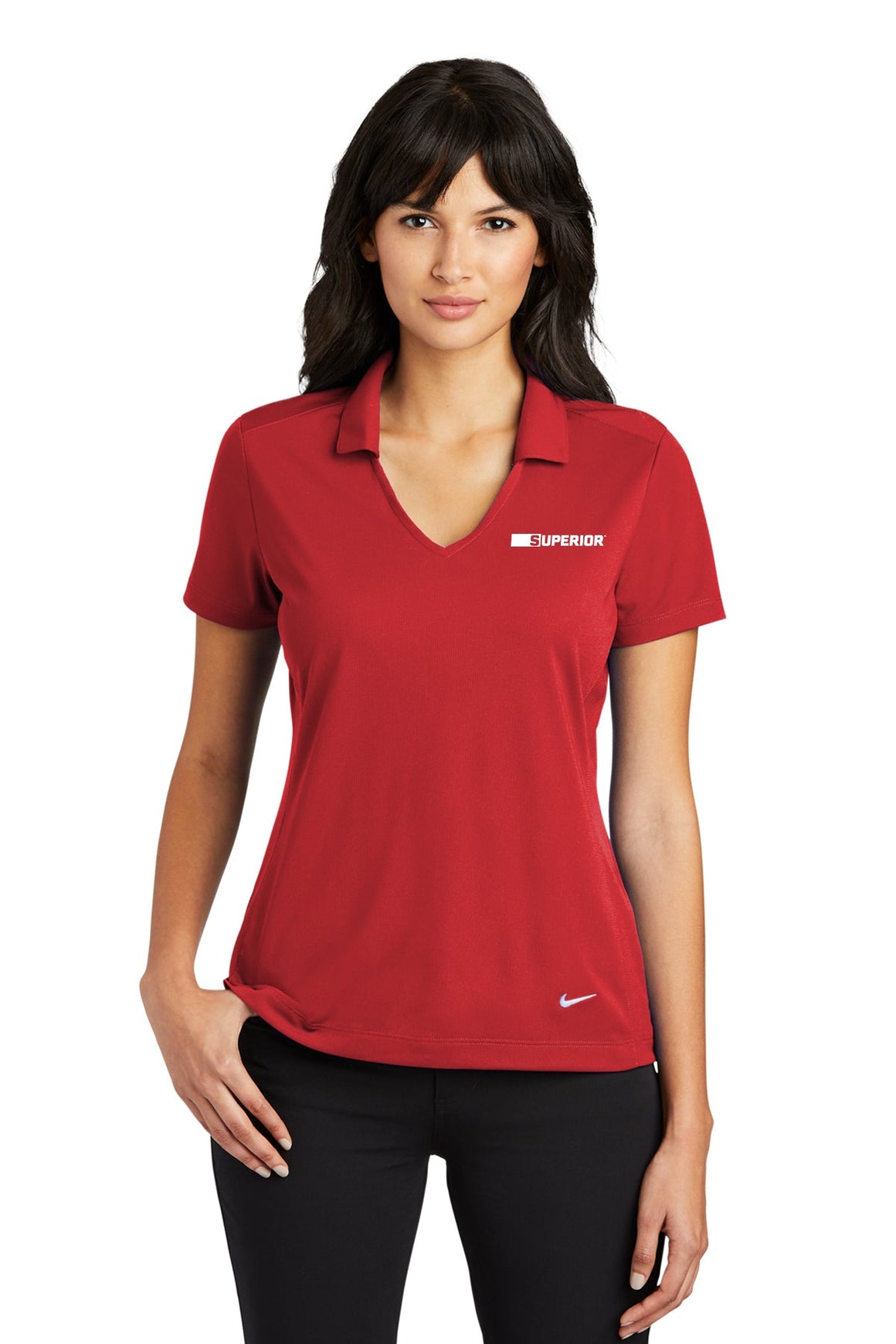 Nike Ladies Dri-FIT Vertical Mesh Polo