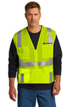 CornerStone® ANSI 107 Class 2 Mesh Six-Pocket Zippered Vest