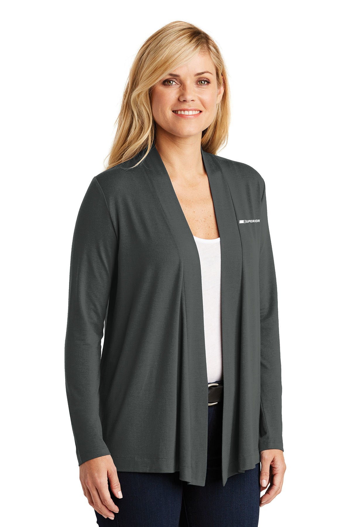 Port authority ladies shop concept knit cardigan